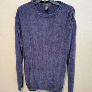 #63 Men's Large Dockers Sweater Pull Over Shirt Grayish Blue